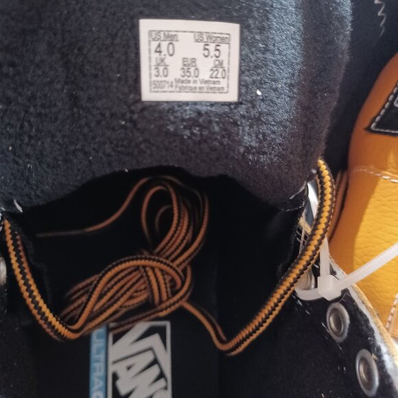 Vans Men’s 4/Women's 5.5 Sk8-Hi MTE 2.0 DX Apricot/Black VN0A5HZYB9M - Picture 12 of 12